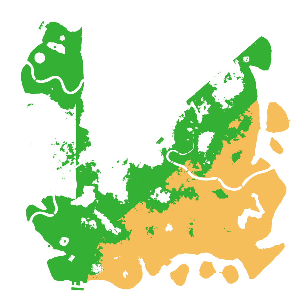 Biome Rust Map: Procedural Map, Size: 5000, Seed: 683359731