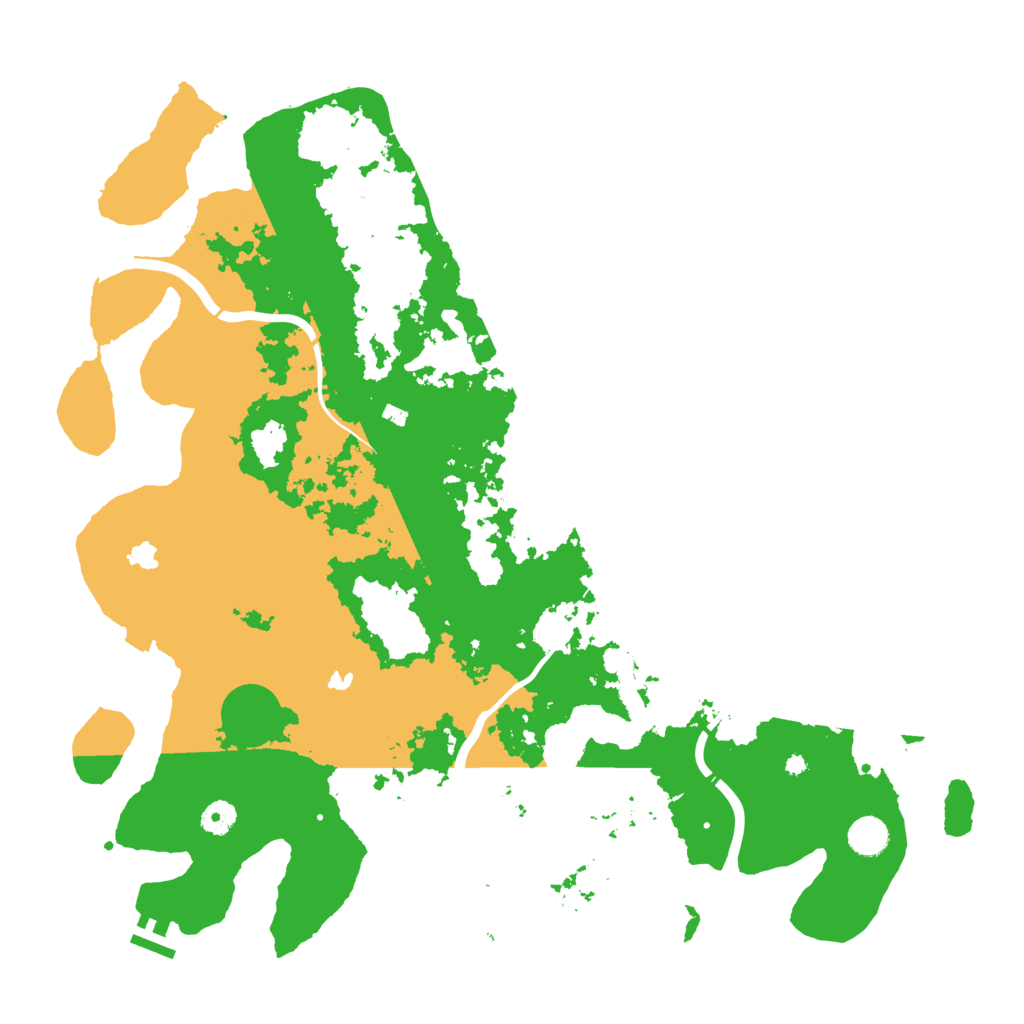 Biome Rust Map: Procedural Map, Size: 4500, Seed: 1225502895