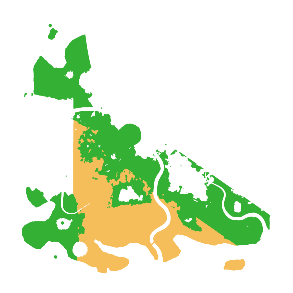 Biome Rust Map: Procedural Map, Size: 3500, Seed: 462595264