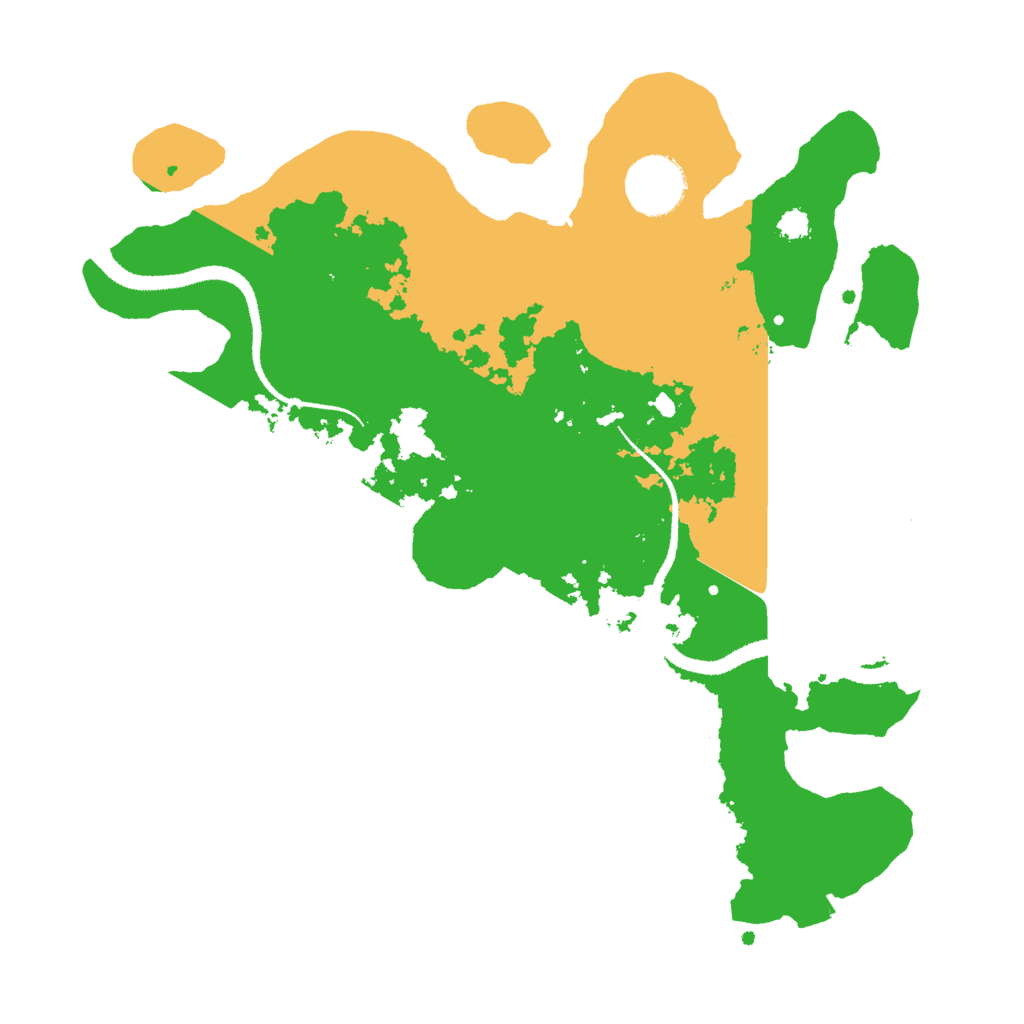 Biome Rust Map: Procedural Map, Size: 3000, Seed: 3423452