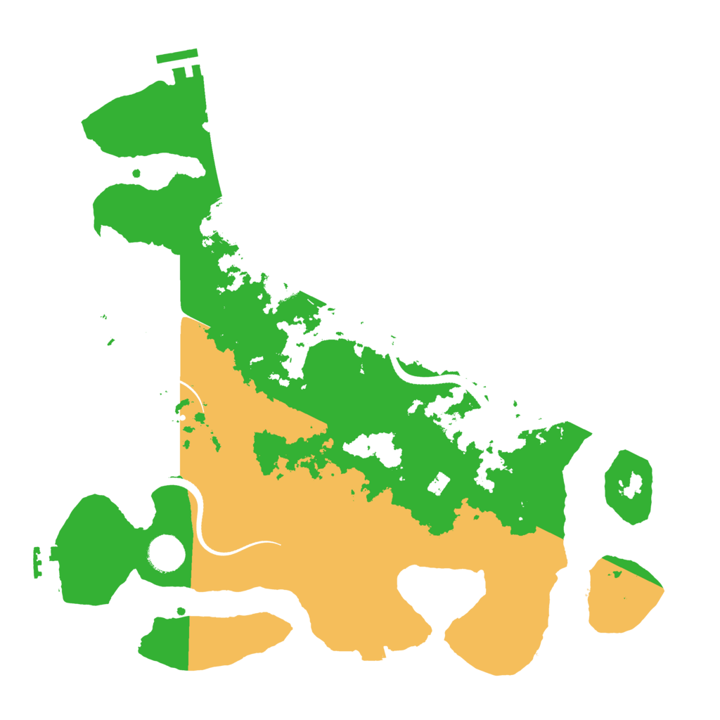 Biome Rust Map: Procedural Map, Size: 3500, Seed: 658987854