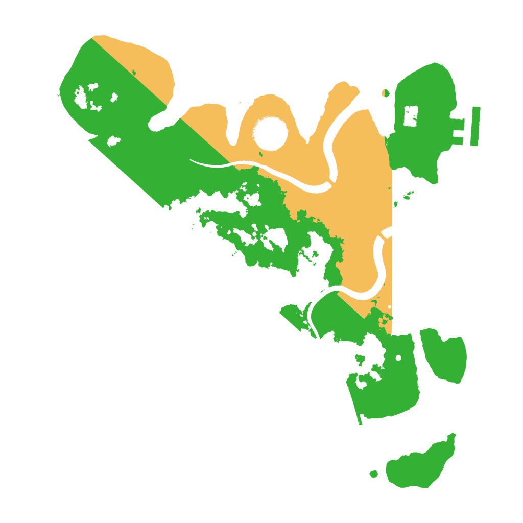 Biome Rust Map: Procedural Map, Size: 2700, Seed: 1758456076