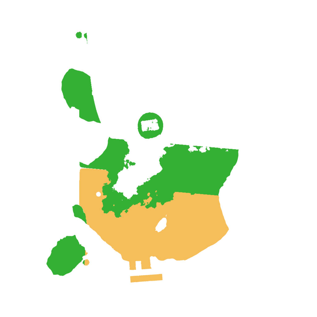 Biome Rust Map: Procedural Map, Size: 2000, Seed: 236518198