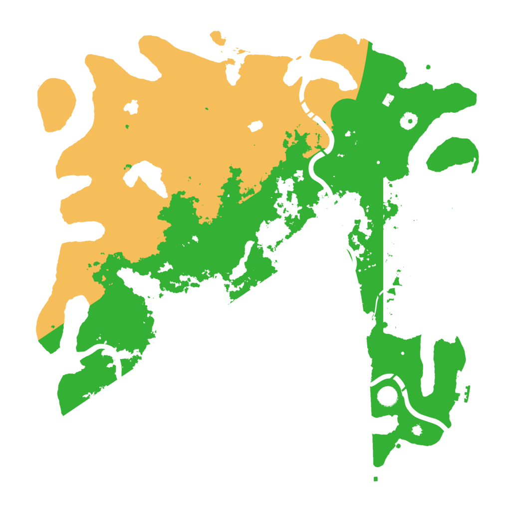 Biome Rust Map: Procedural Map, Size: 4500, Seed: 896875