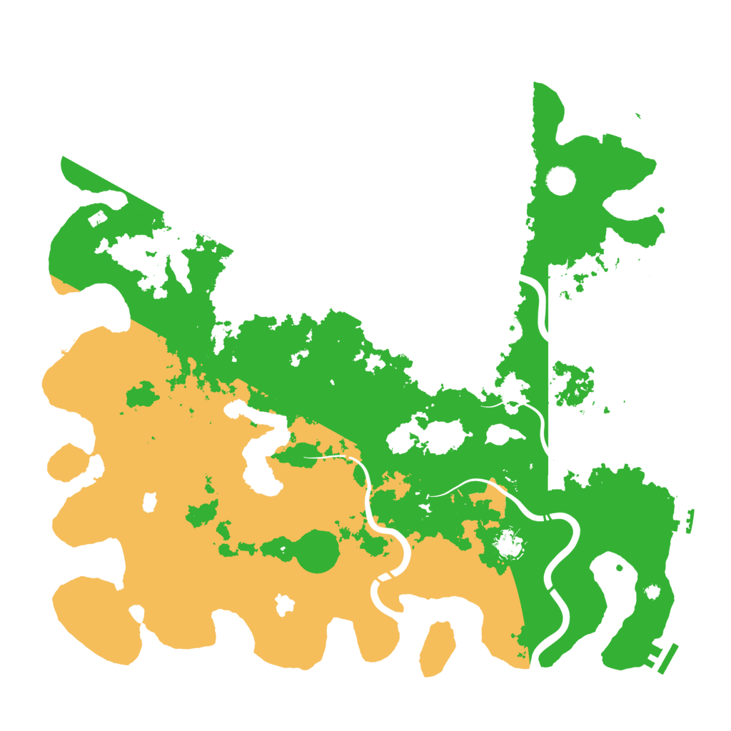Biome Rust Map: Procedural Map, Size: 4500, Seed: 21673