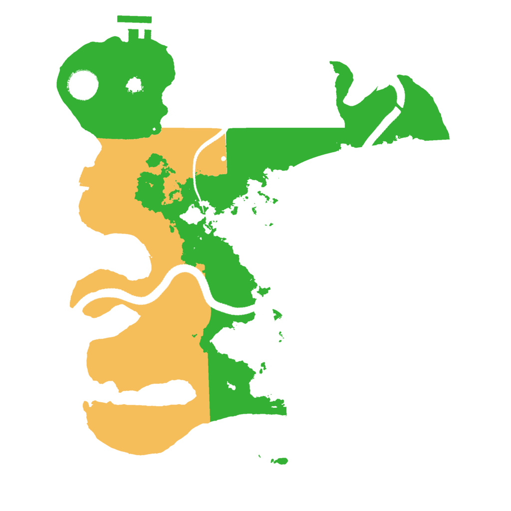 Biome Rust Map: Procedural Map, Size: 3000, Seed: 842316