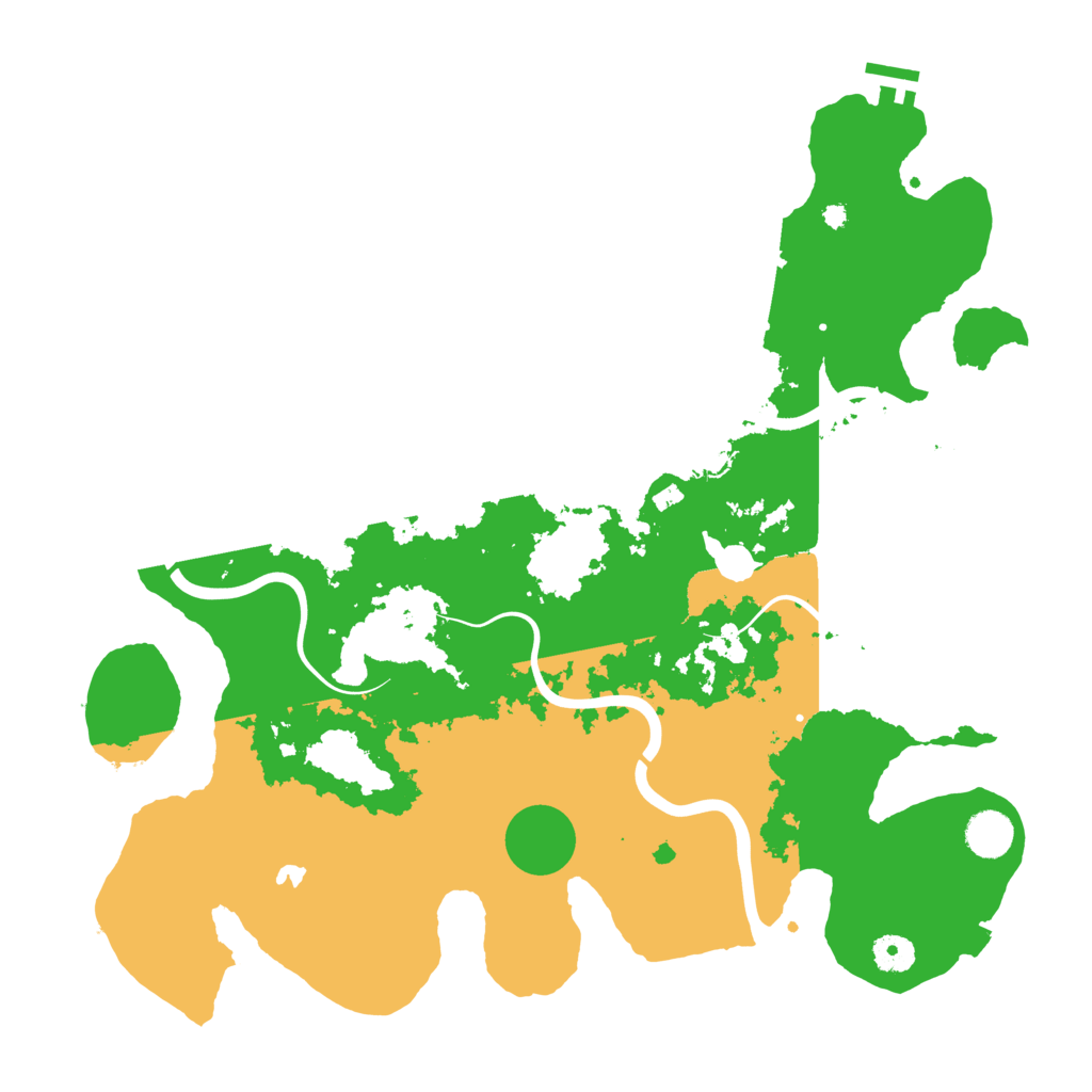 Biome Rust Map: Procedural Map, Size: 4100, Seed: 49999