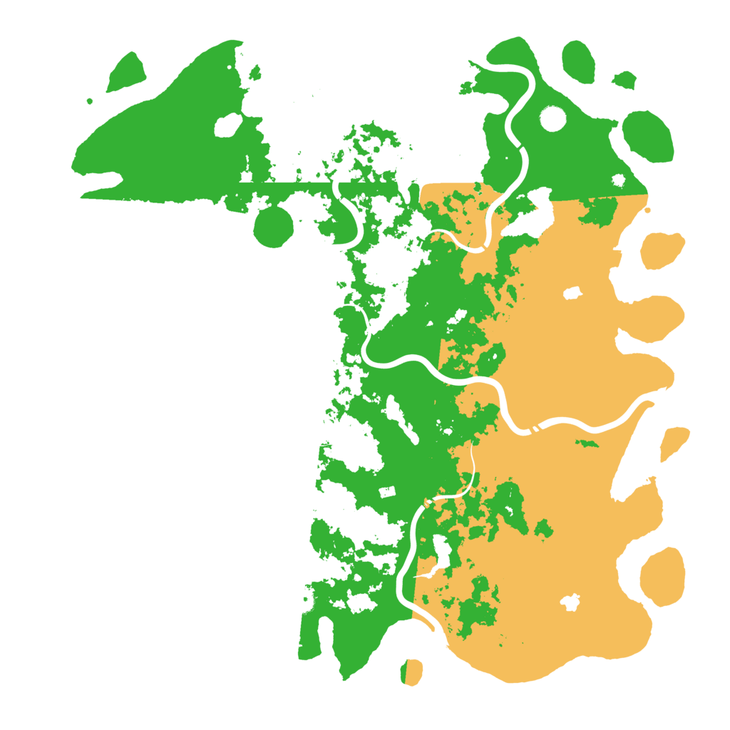 Biome Rust Map: Procedural Map, Size: 5000, Seed: 1188610254