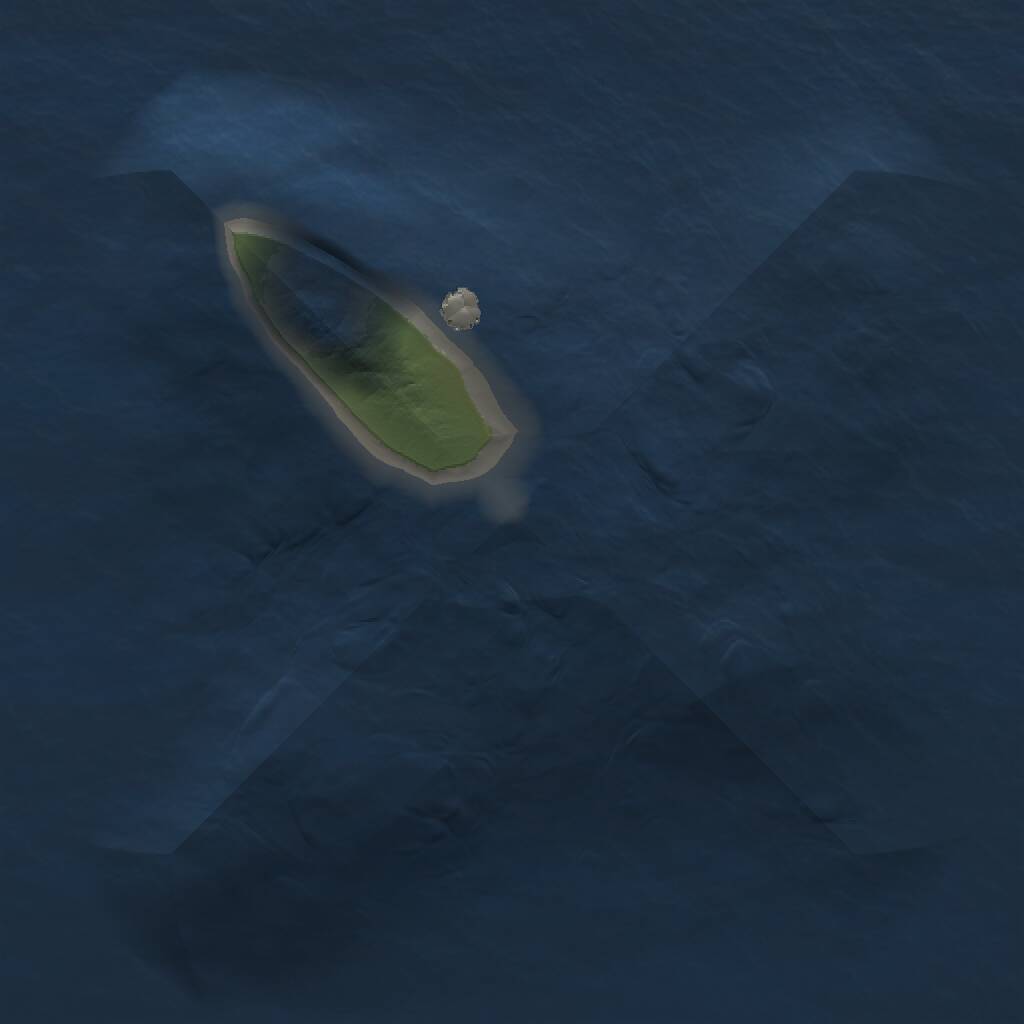 Rust Map: Procedural Map, Size: 1000, Seed: 1684232956, 1 Monuments