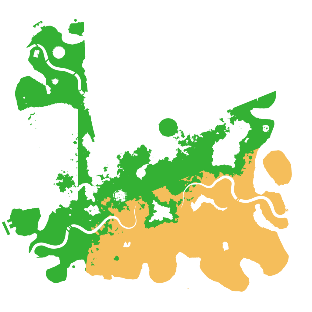 Biome Rust Map: Procedural Map, Size: 4500, Seed: 724951386