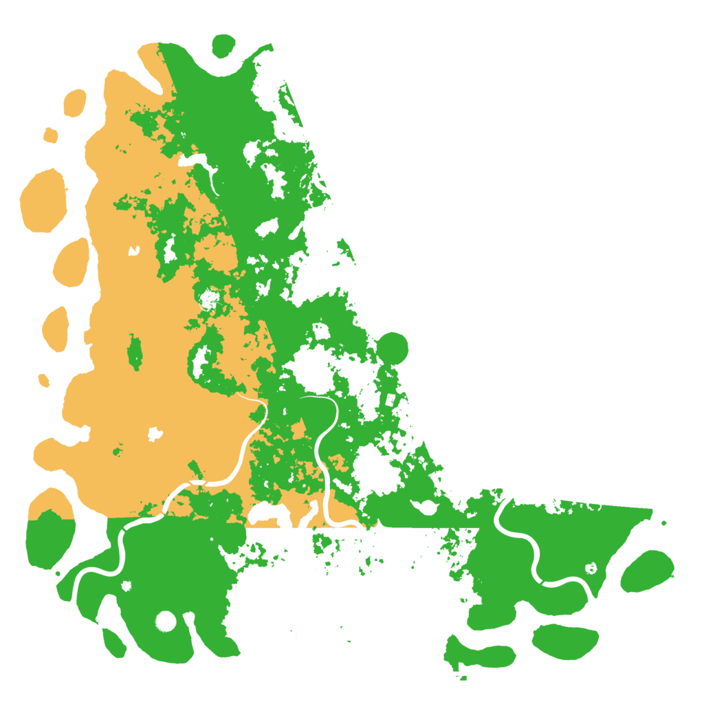 Biome Rust Map: Procedural Map, Size: 6000, Seed: 23036276