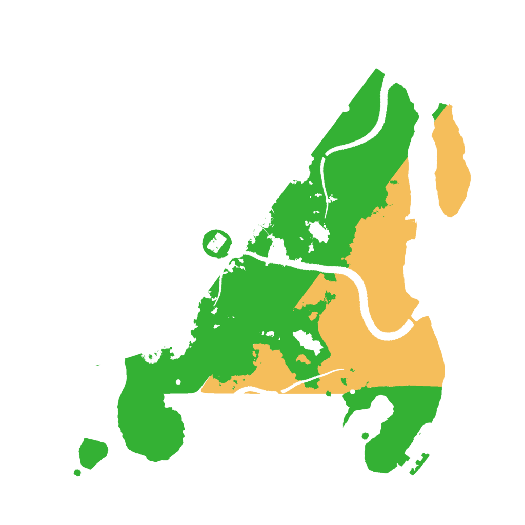 Biome Rust Map: Procedural Map, Size: 3000, Seed: 878921846