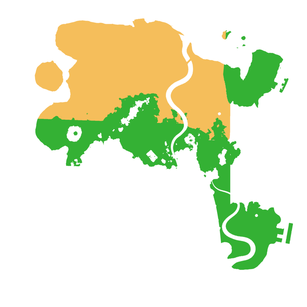 Biome Rust Map: Procedural Map, Size: 3000, Seed: 29963