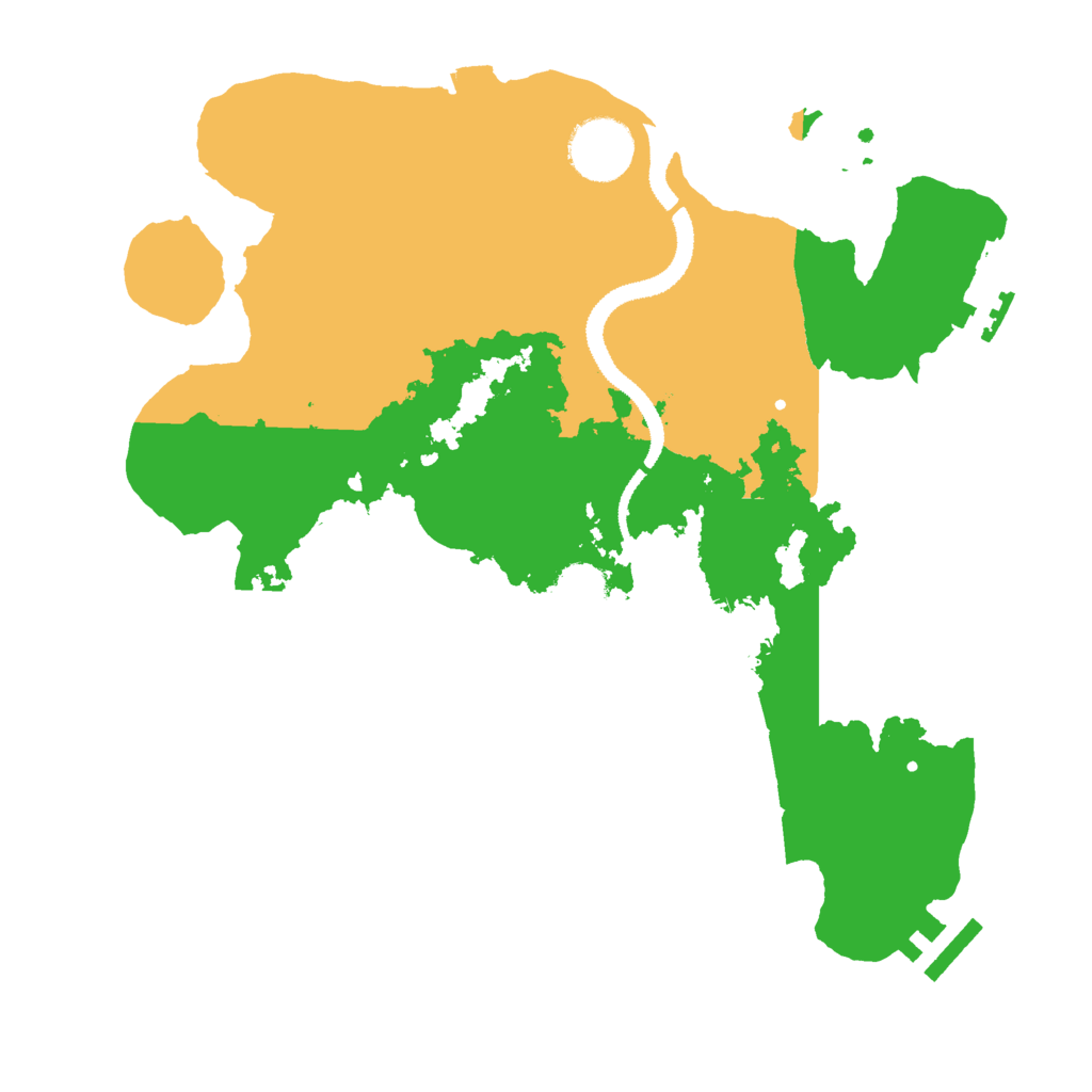 Biome Rust Map: Procedural Map, Size: 3000, Seed: 29963