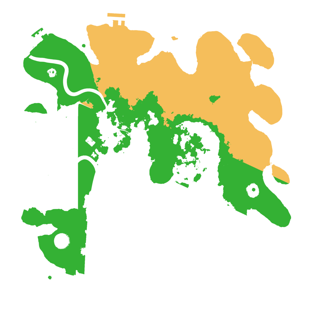 Biome Rust Map: Procedural Map, Size: 3550, Seed: 23535434