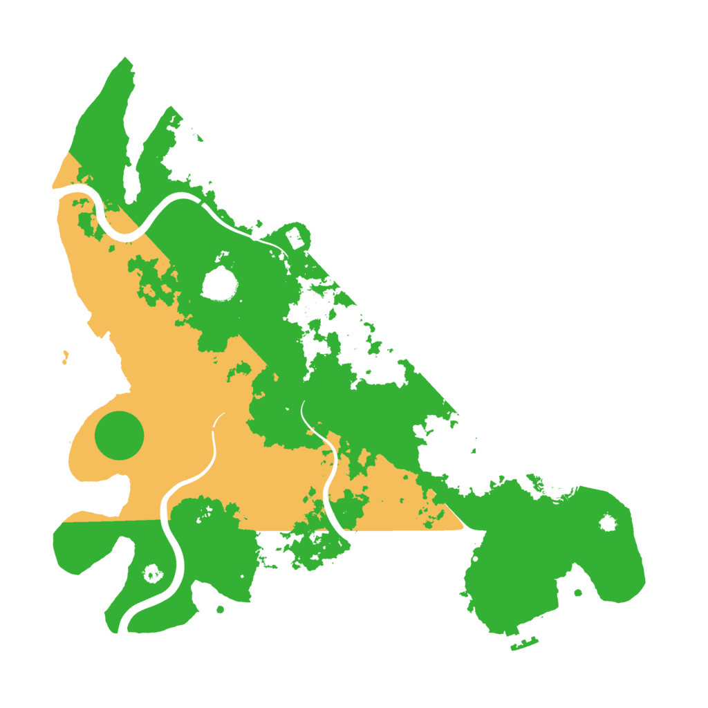 Biome Rust Map: Procedural Map, Size: 3800, Seed: 495265