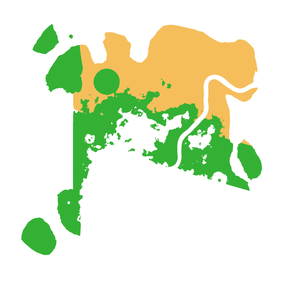 Biome Rust Map: Procedural Map, Size: 3000, Seed: 299669127