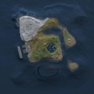 Thumbnail Rust Map: Procedural Map, Size: 1600, Seed: 1819542555, 4 Monuments