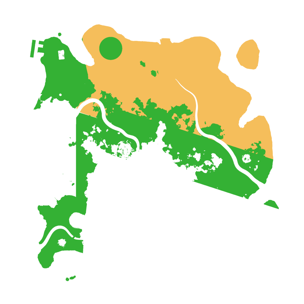 Biome Rust Map: Procedural Map, Size: 3500, Seed: 1601271034