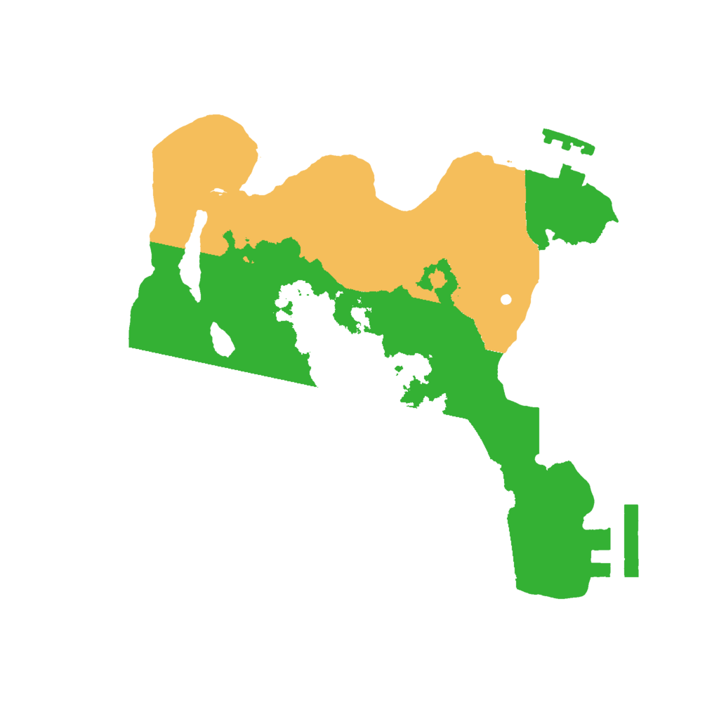 Biome Rust Map: Procedural Map, Size: 2000, Seed: 880055535