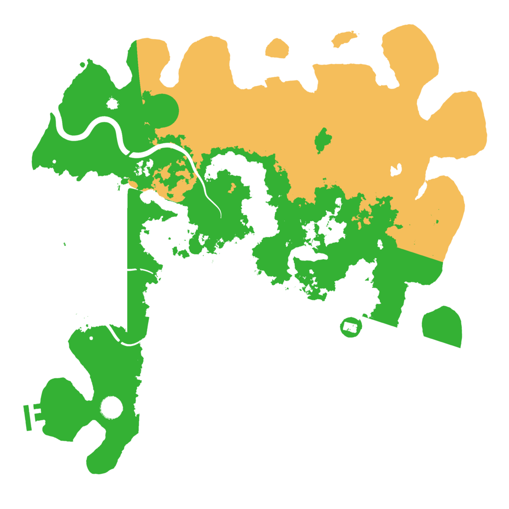 Biome Rust Map: Procedural Map, Size: 4000, Seed: 22334411