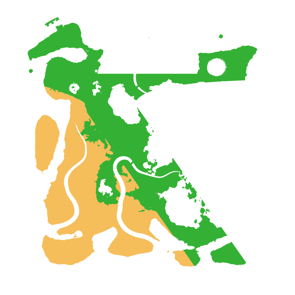 Biome Rust Map: Procedural Map, Size: 3000, Seed: 42954