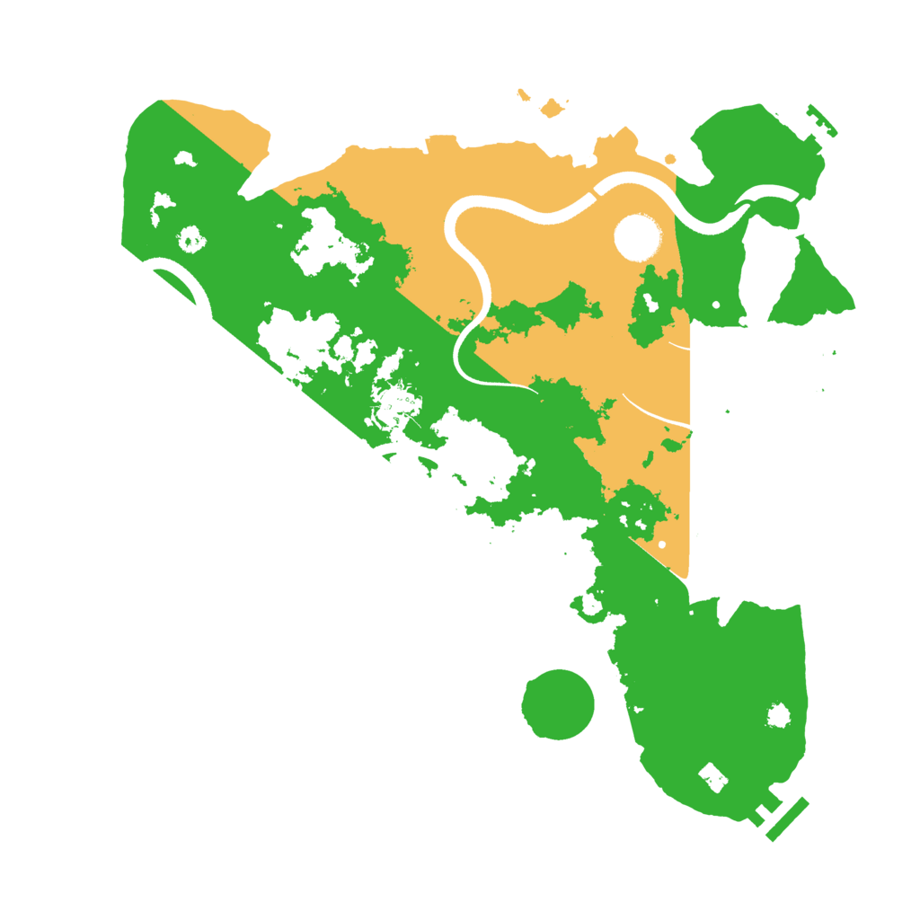 Biome Rust Map: Procedural Map, Size: 3480, Seed: 518466124