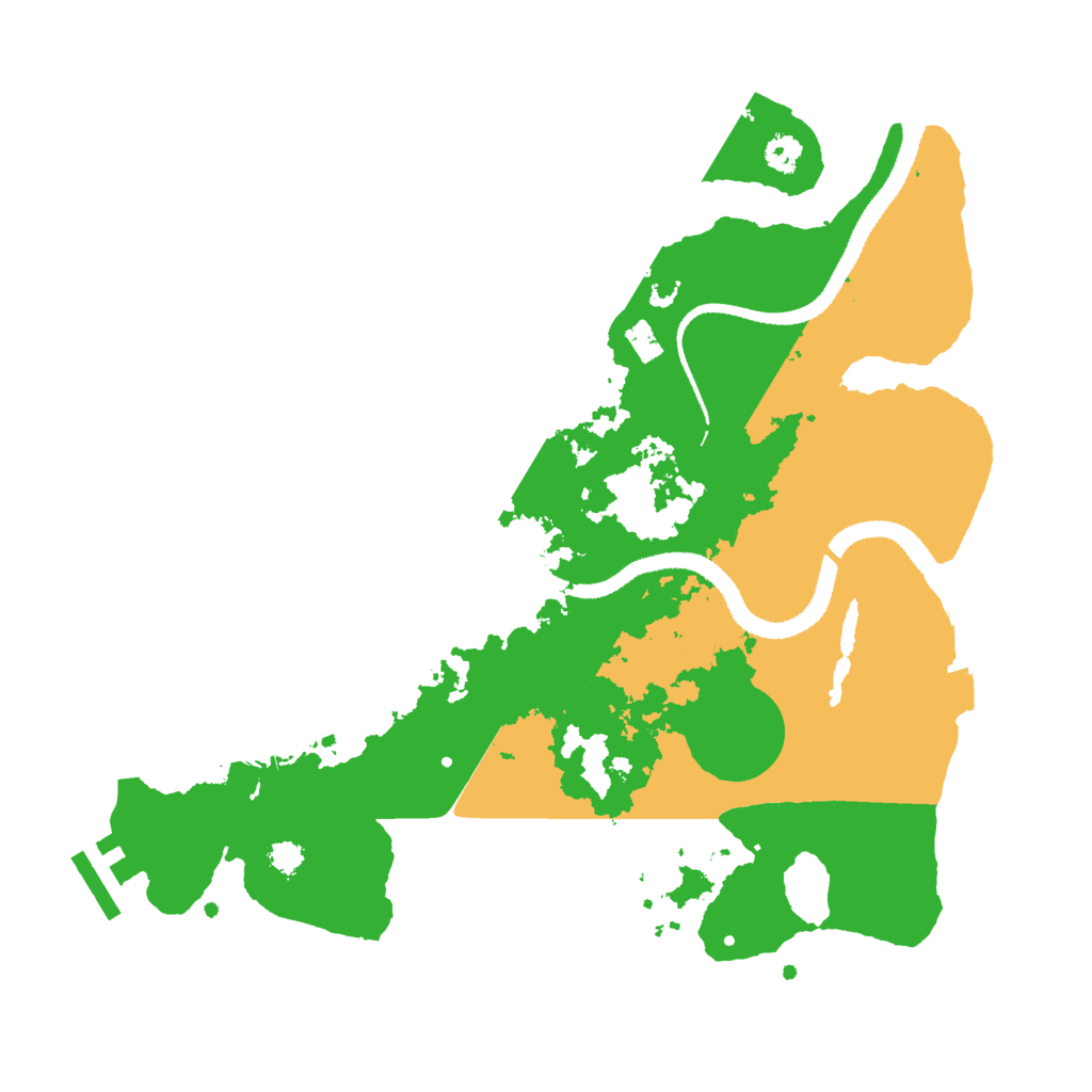 Biome Rust Map: Procedural Map, Size: 3000, Seed: 790304461