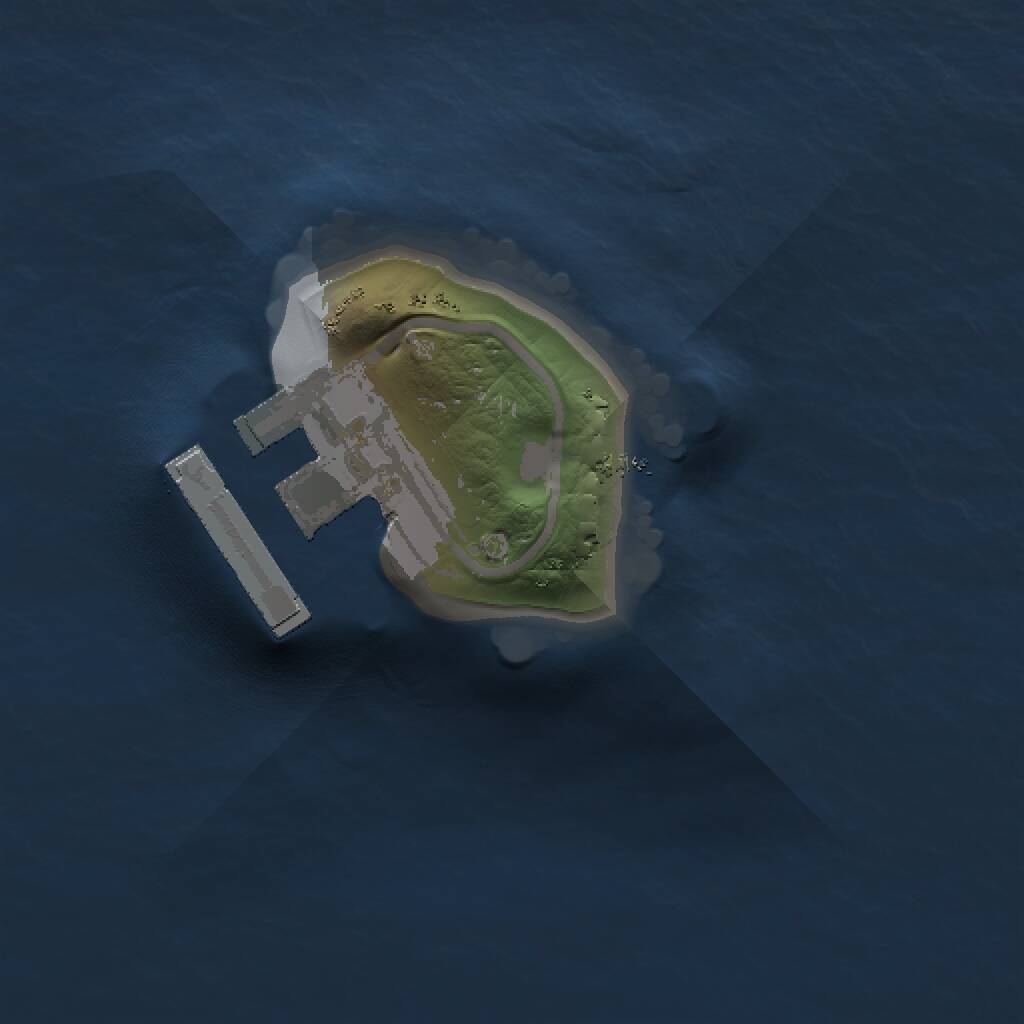 Rust Map: Procedural Map, Size: 1000, Seed: 712867876, 2 Monuments