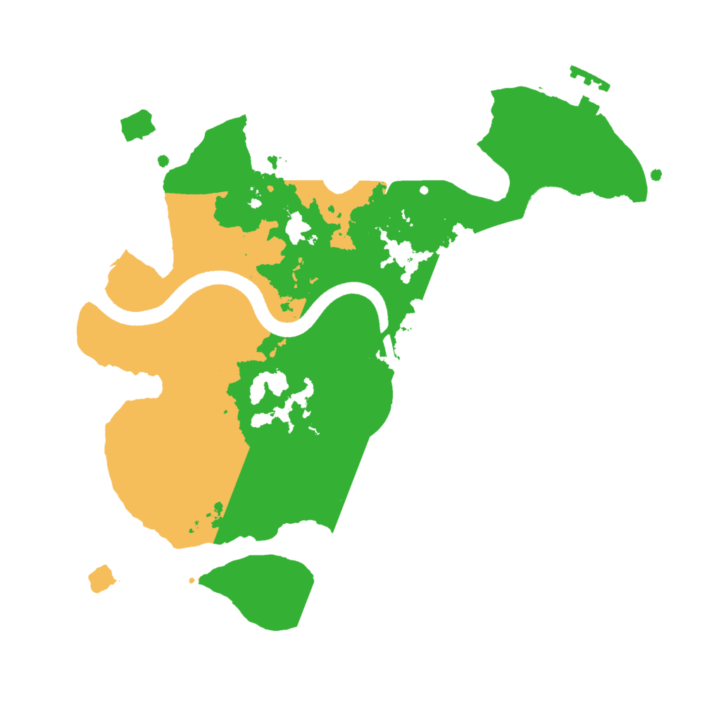 Biome Rust Map: Procedural Map, Size: 2500, Seed: 1912165190
