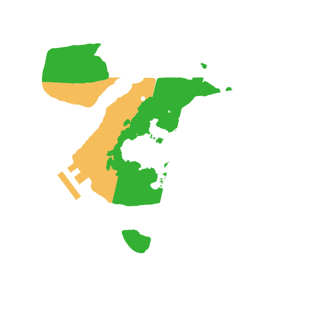 Biome Rust Map: Procedural Map, Size: 2000, Seed: 46764234