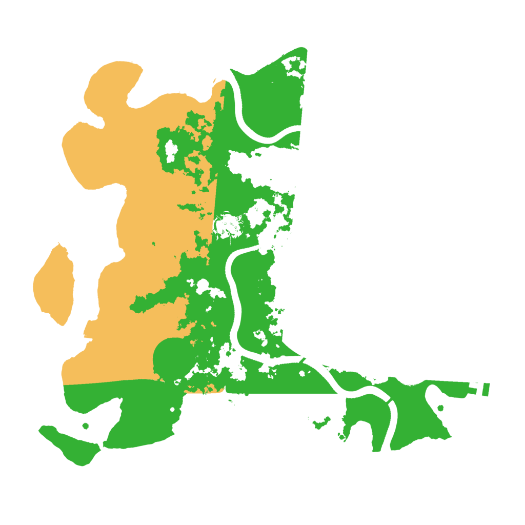 Biome Rust Map: Procedural Map, Size: 3400, Seed: 1272280582