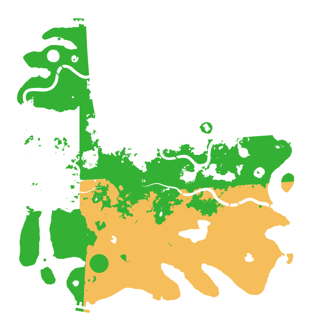 Biome Rust Map: Procedural Map, Size: 4500, Seed: 96582273