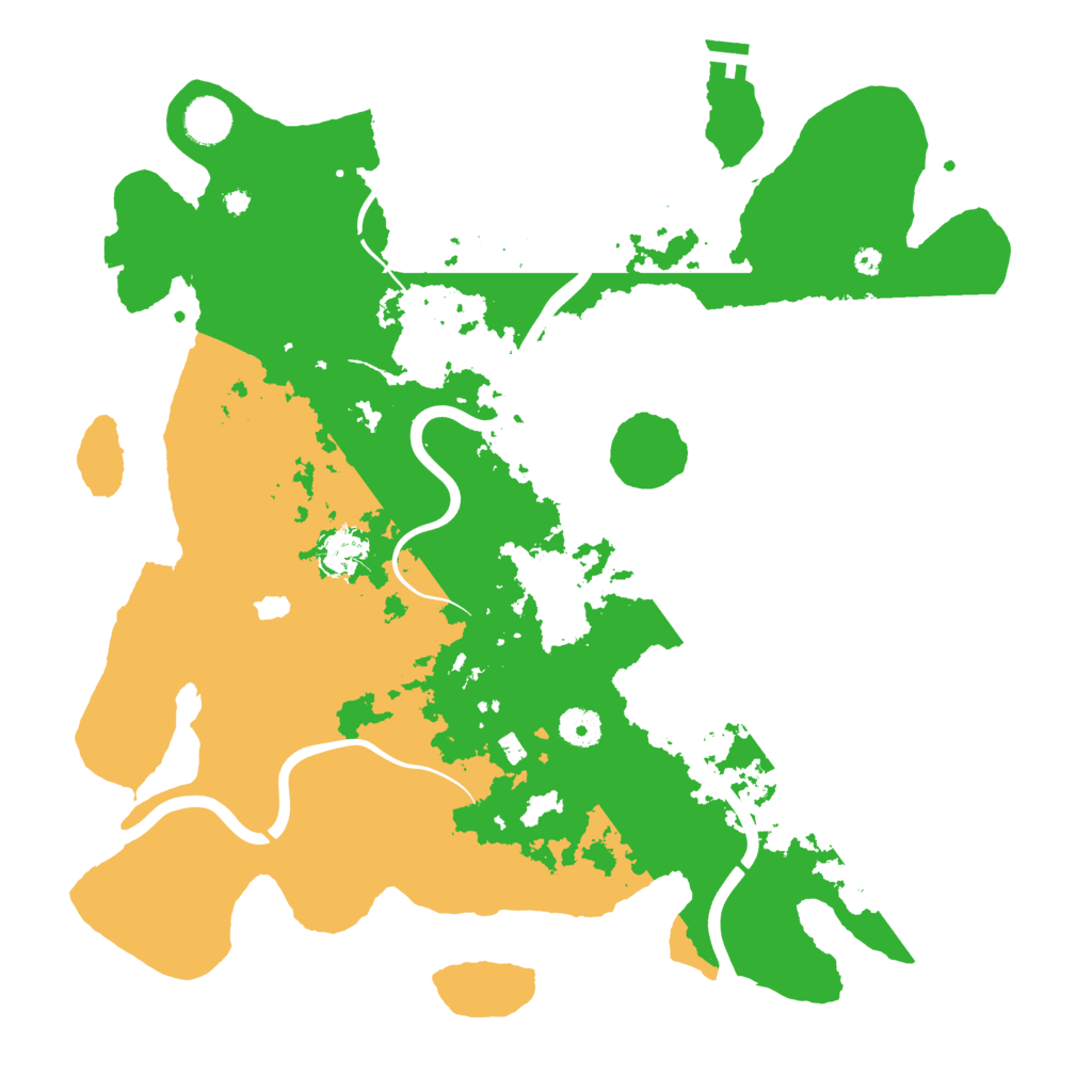 Biome Rust Map: Procedural Map, Size: 4000, Seed: 991