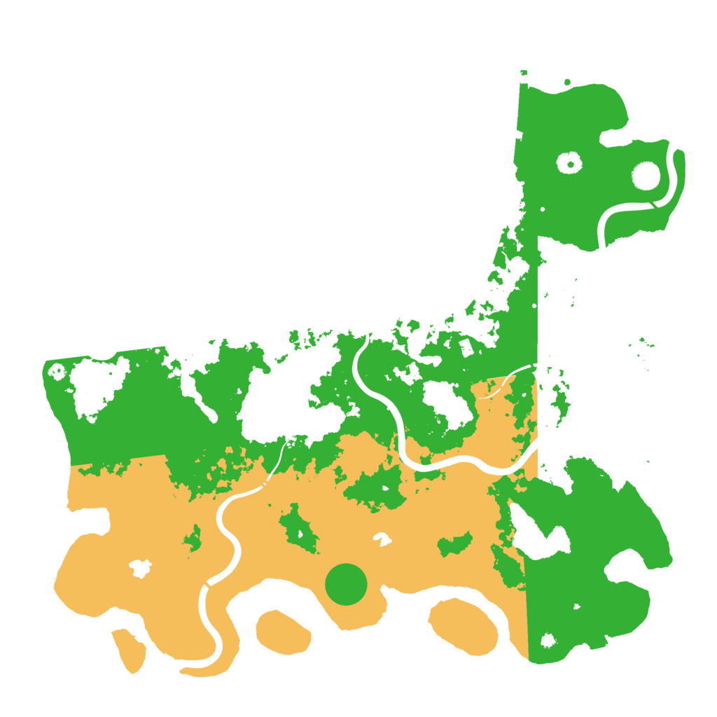Biome Rust Map: Procedural Map, Size: 4500, Seed: 558809557