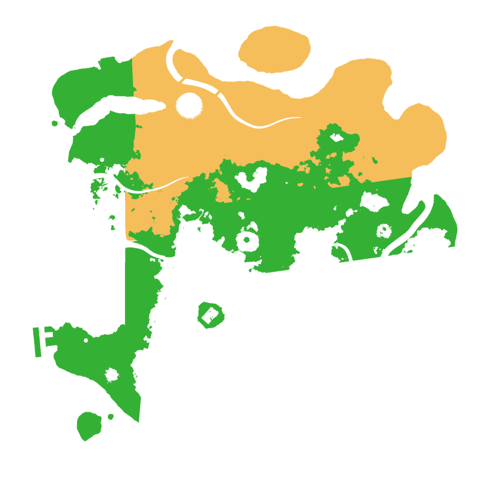 Biome Rust Map: Procedural Map, Size: 3400, Seed: 192127492