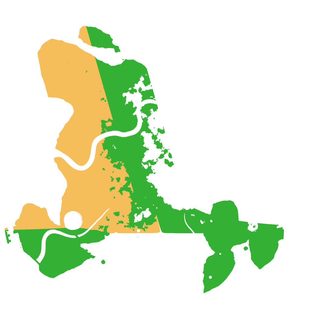 Biome Rust Map: Procedural Map, Size: 3000, Seed: 4912638