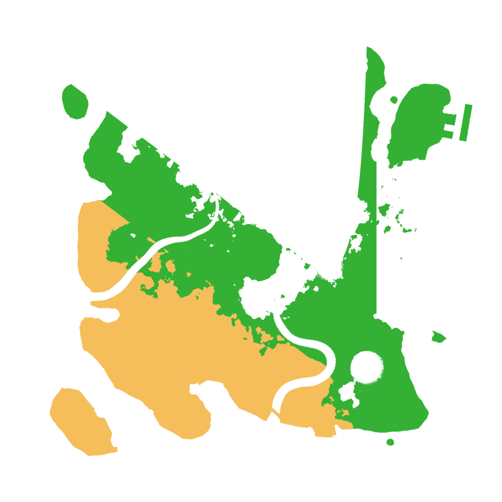 Biome Rust Map: Procedural Map, Size: 2750, Seed: 223511