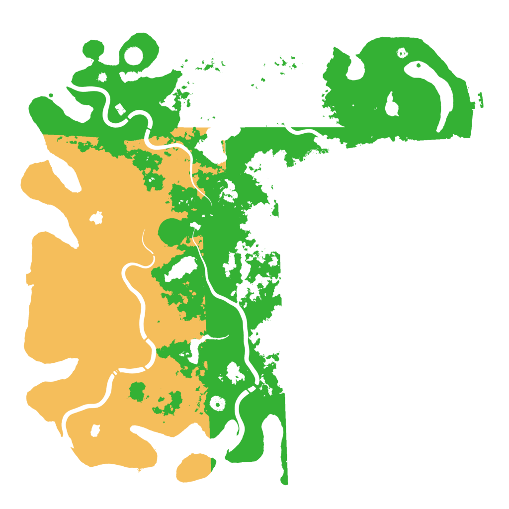 Biome Rust Map: Procedural Map, Size: 5000, Seed: 2128615895