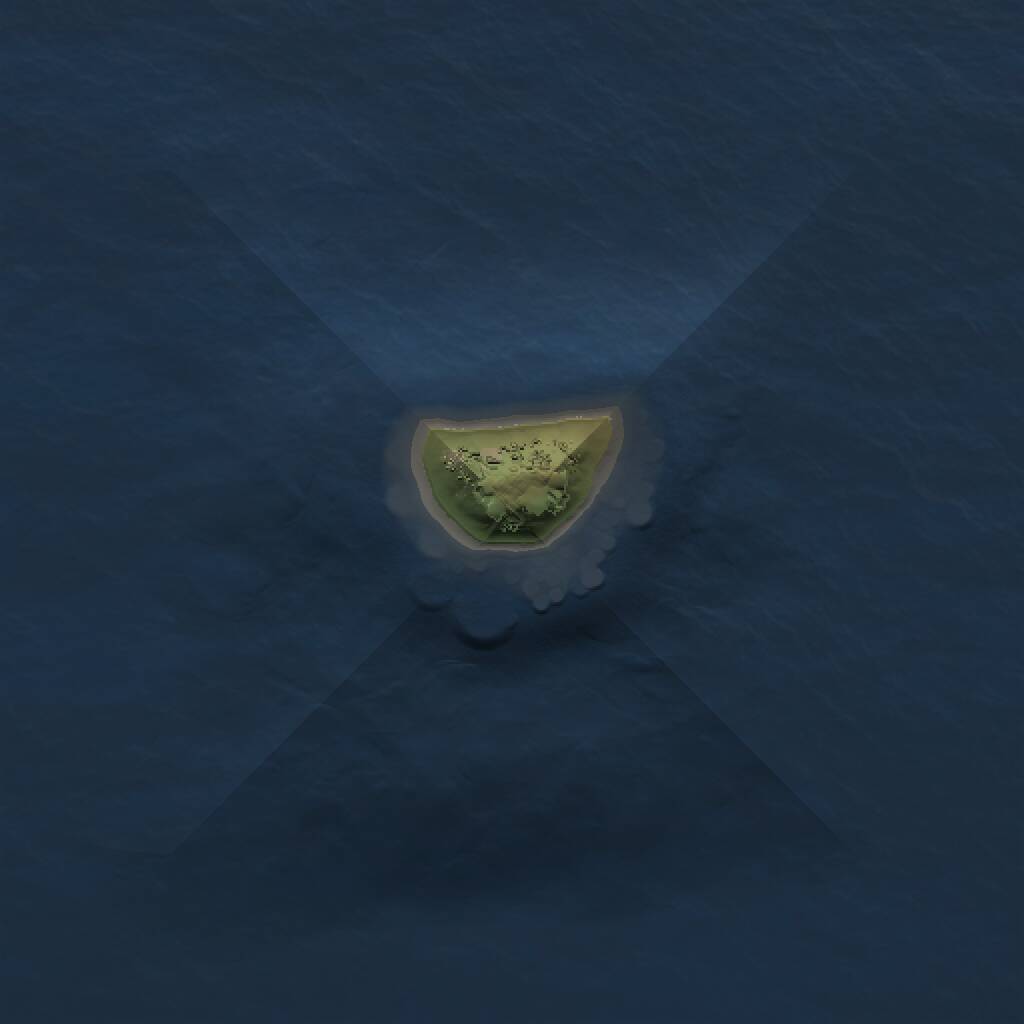 Rust Map: Procedural Map, Size: 1000, Seed: 576414952, 1 Monuments