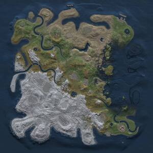 Thumbnail Rust Map: Procedural Map, Size: 4250, Seed: 68821651, 17 Monuments