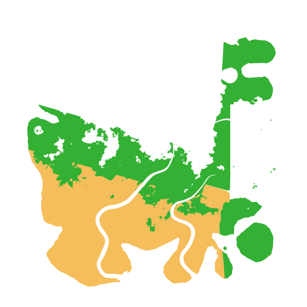 Biome Rust Map: Procedural Map, Size: 3560, Seed: 821558003
