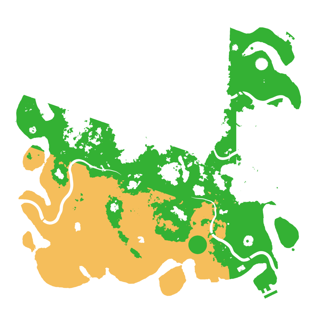 Biome Rust Map: Procedural Map, Size: 4500, Seed: 5930024