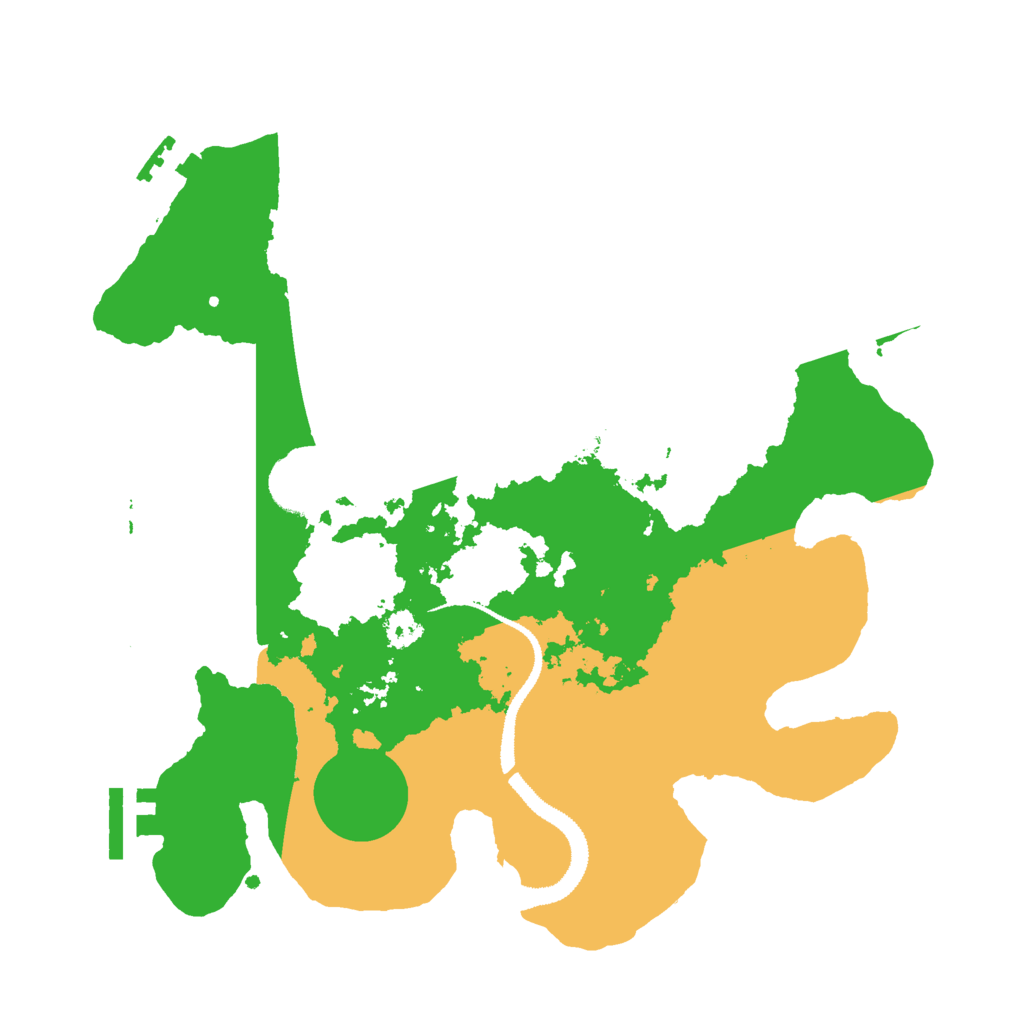 Biome Rust Map: Procedural Map, Size: 2900, Seed: 21573