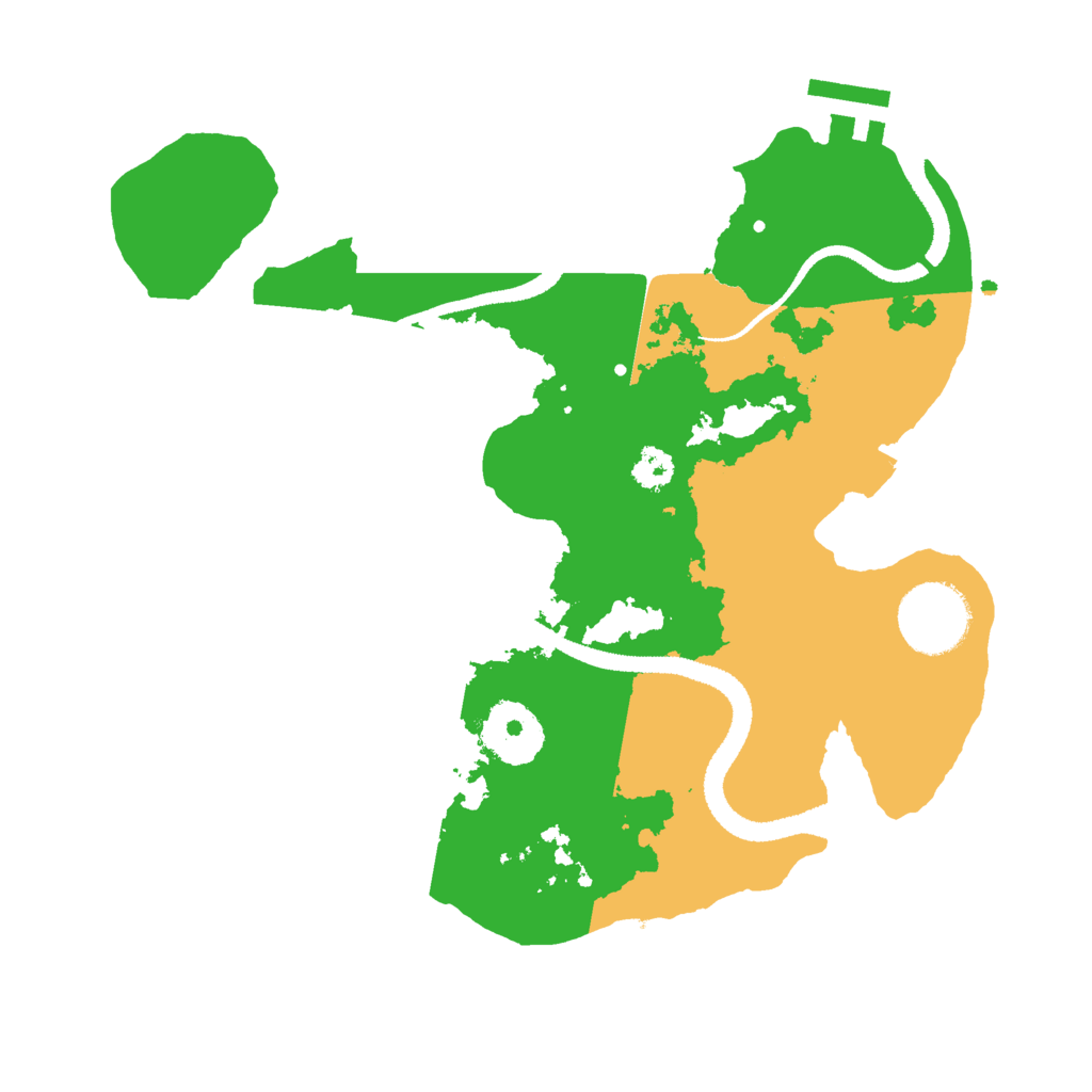 Biome Rust Map: Procedural Map, Size: 2700, Seed: 1758542530