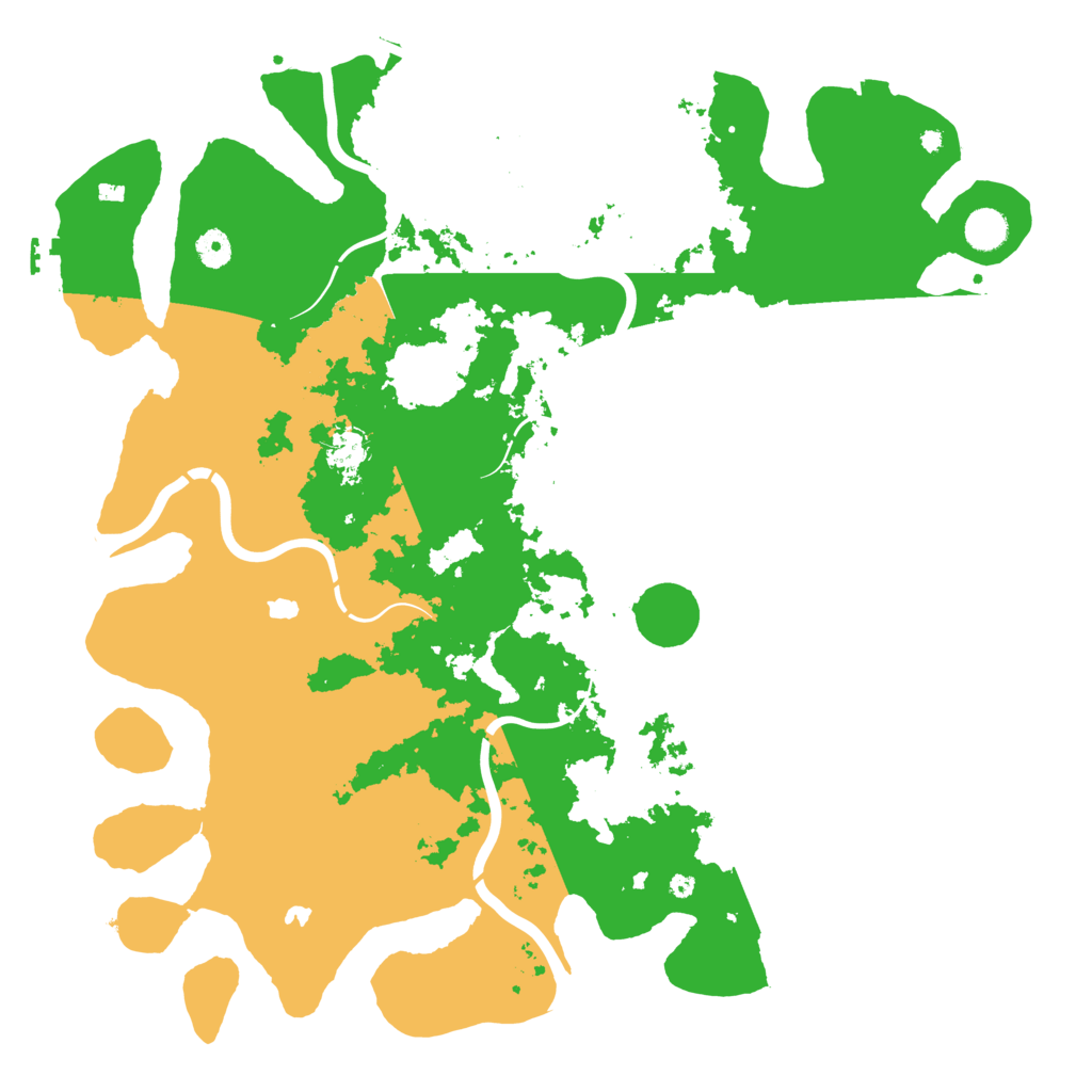 Biome Rust Map: Procedural Map, Size: 4500, Seed: 871362403