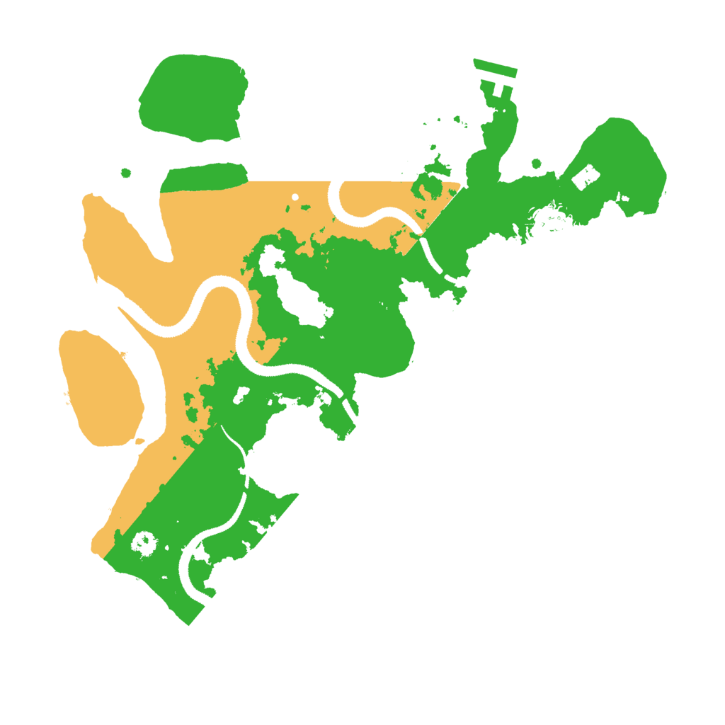 Biome Rust Map: Procedural Map, Size: 3000, Seed: 18638643