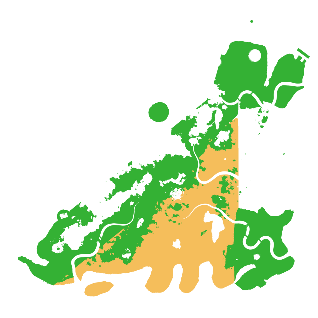 Biome Rust Map: Procedural Map, Size: 4500, Seed: 222583354