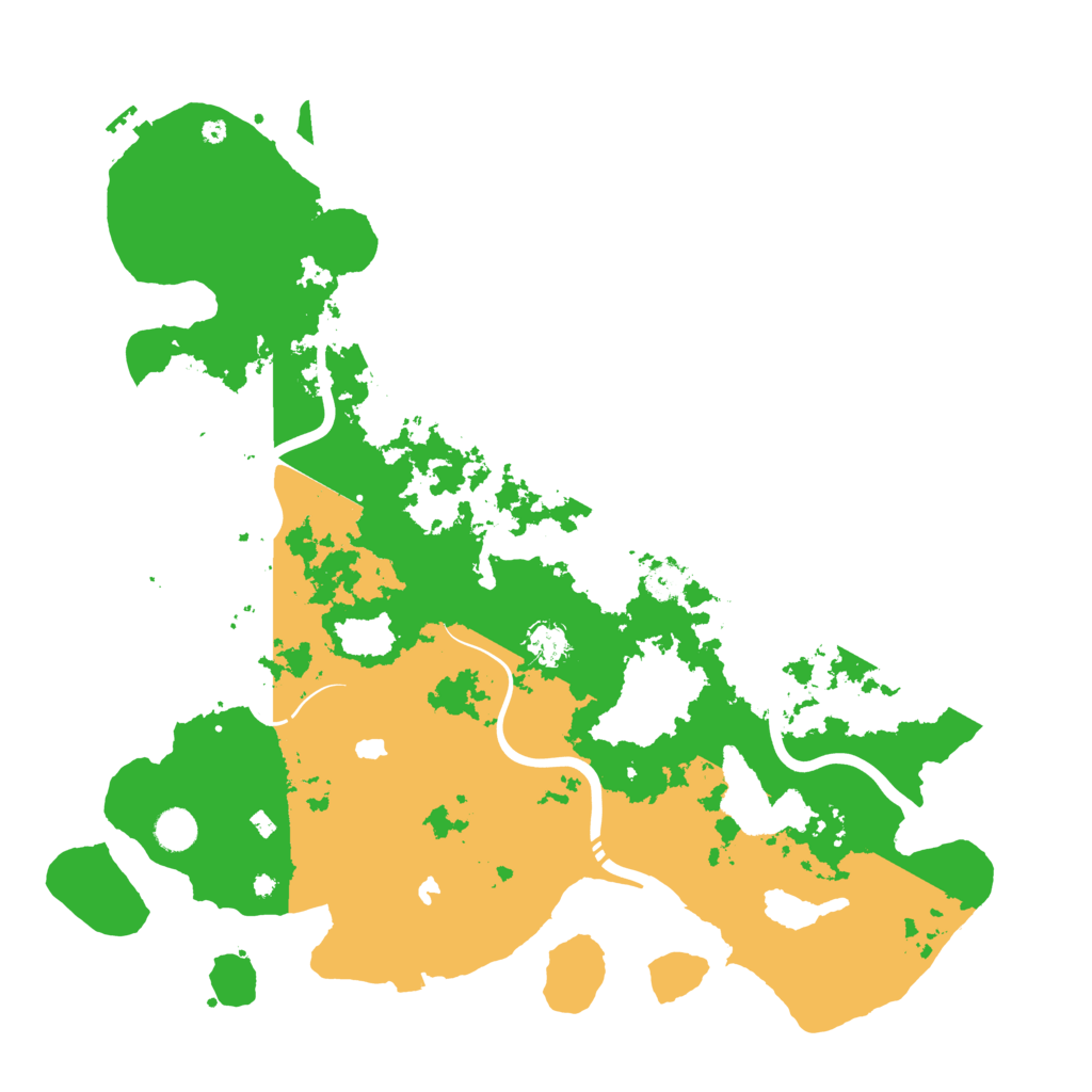 Biome Rust Map: Procedural Map, Size: 4500, Seed: 668233054
