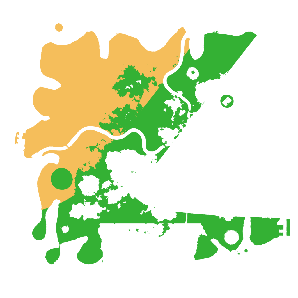 Biome Rust Map: Procedural Map, Size: 3650, Seed: 5700